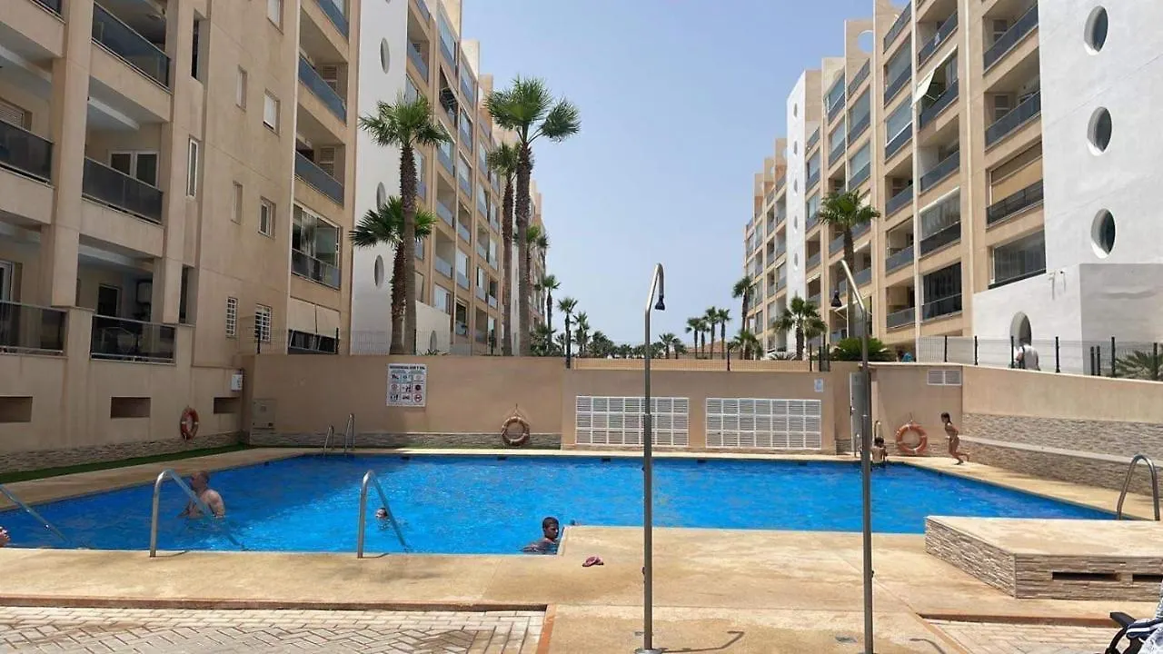 Apartamento Mar Y Sal En Primera Linea De Playa Vacaciones En Roquetas De Mar Piscina Disponible A Partir De 1 De Julio 0*,